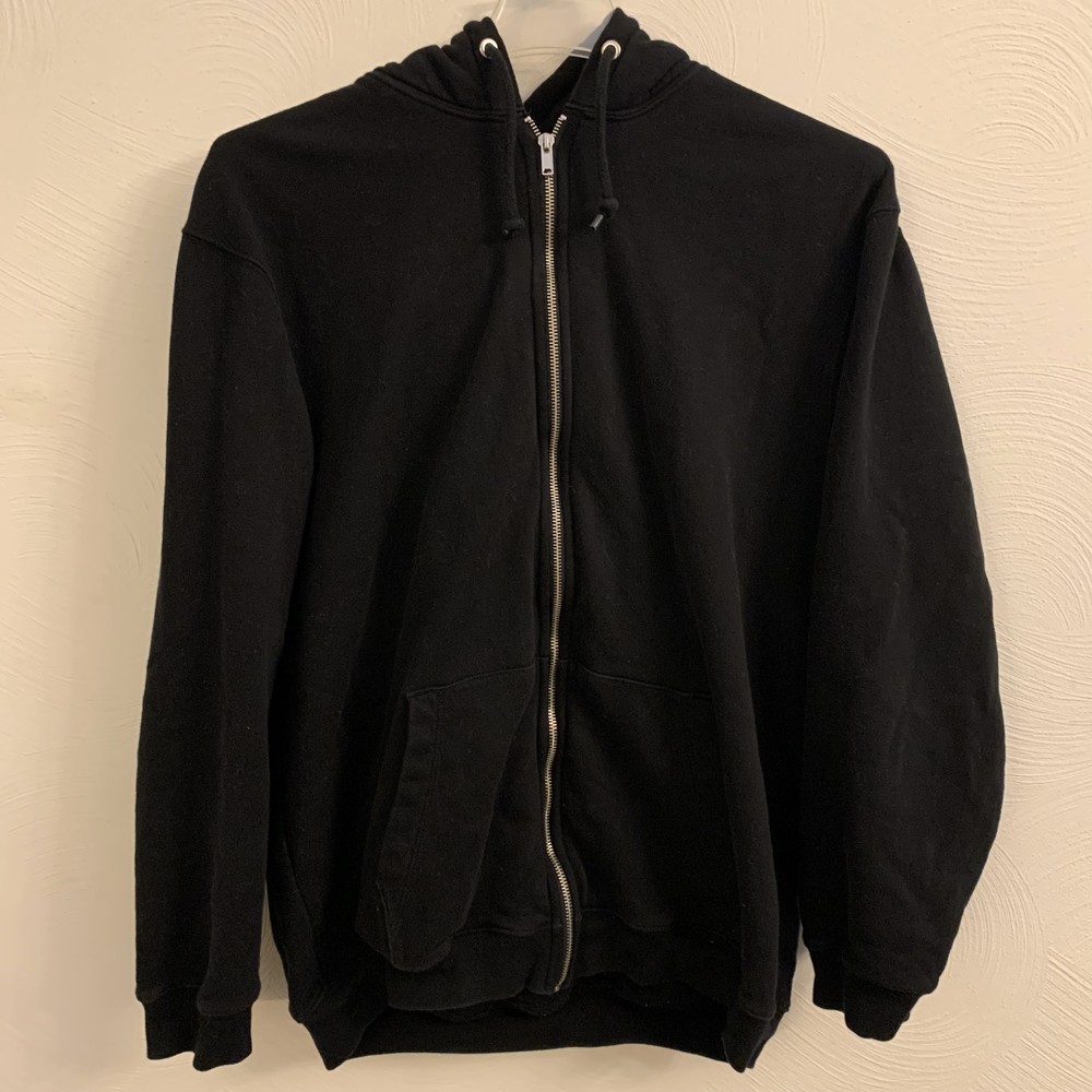 Black Zip-Up Sweatshirt